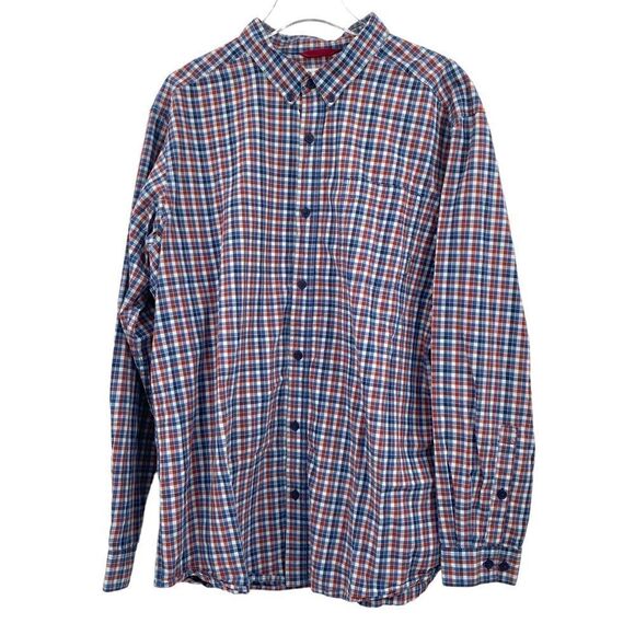 Columbia Plaid Button Down Shirt Blue Red Size XL - Picture 2 of 7